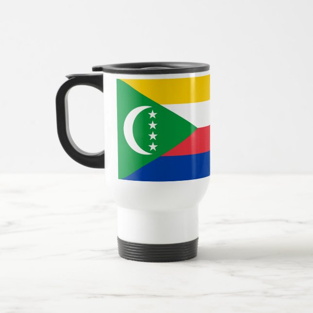 Caneca Térmica Bandeira das Comores (Esquerda)