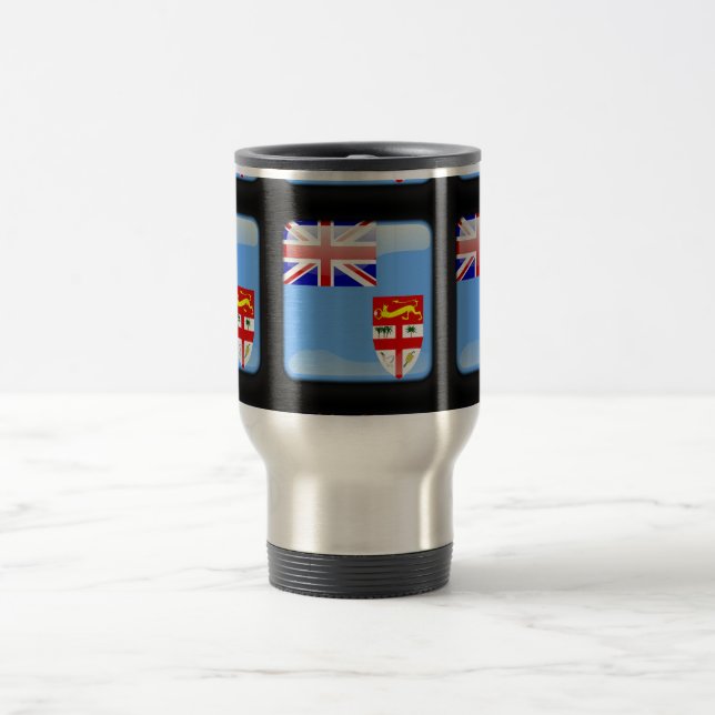 Caneca Térmica Bandeira das Fiji (Centro)