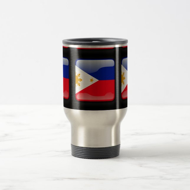 Caneca Térmica Bandeira das Filipinas (Centro)
