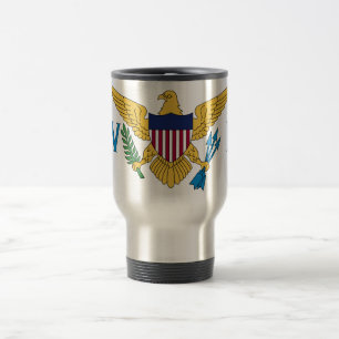 Caneca Térmica Bandeira das Ilhas Virgens dos Estados Unidos