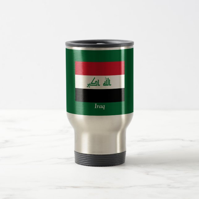 Caneca Térmica Bandeira de Iraque (Centro)