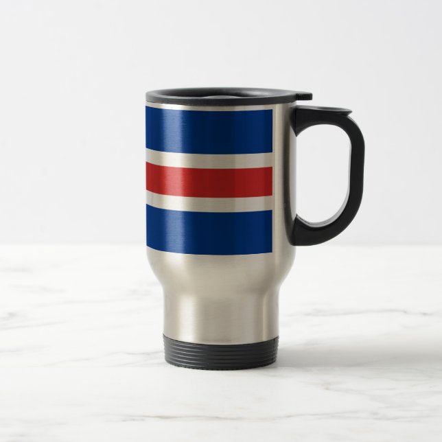 Caneca Térmica Bandeira de Islândia (Direita)
