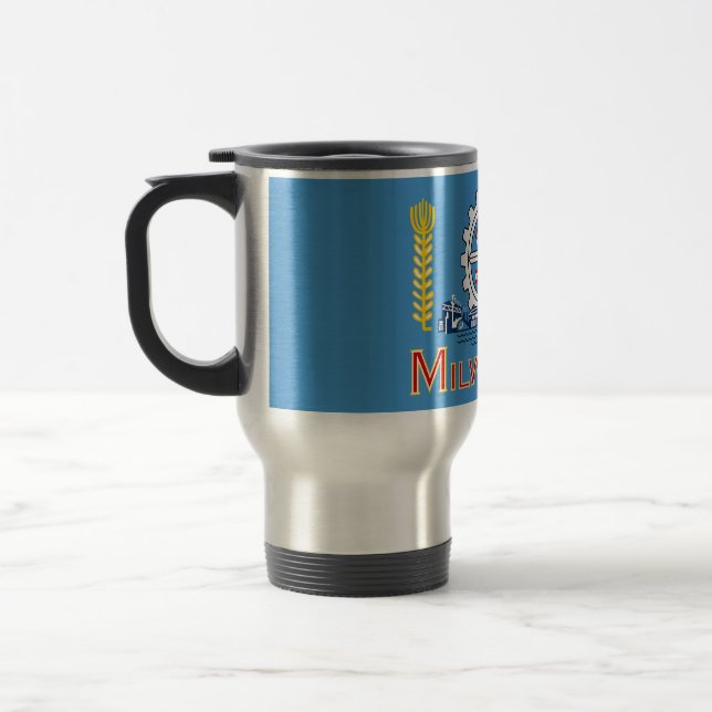 Caneca Térmica Bandeira de Milwaukee, Wisconsin (Esquerda)
