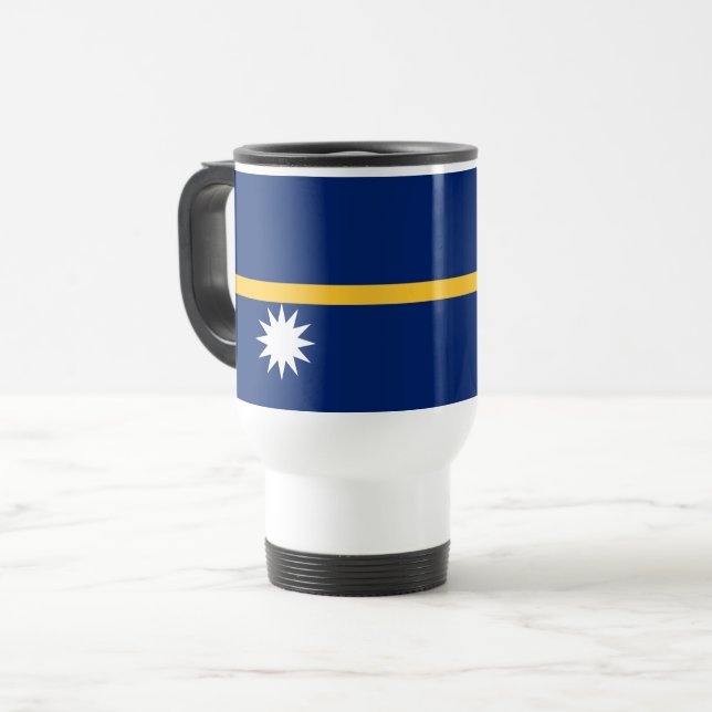 Caneca Térmica Bandeira de Nauru (Frente Esquerda)