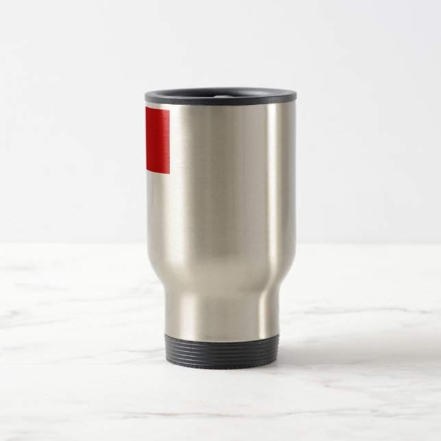 Caneca Térmica Bandeira de Peru com nome (Centro)