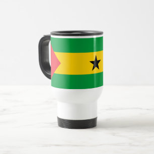 Caneca Térmica Bandeira de São Tomé e Príncipe