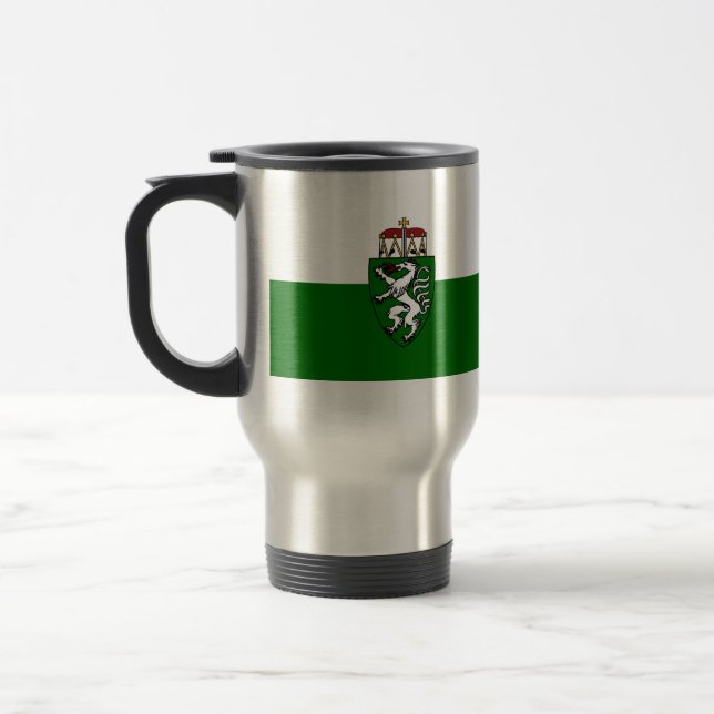 Caneca Térmica Bandeira de Steiermark (estado), Áustria (Esquerda)