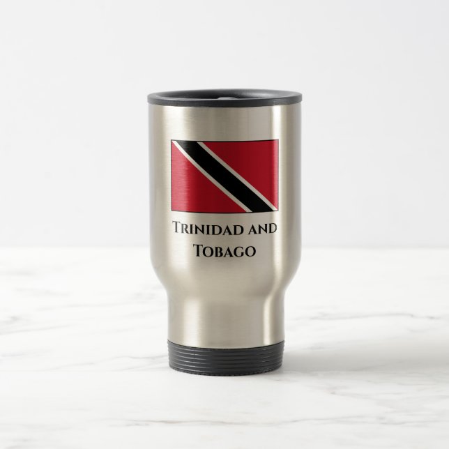 Caneca Térmica Bandeira de Trinidad e Tobago (Centro)