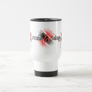Caneca Térmica Bandeira de Trinidad e Tobago no padrão ponto