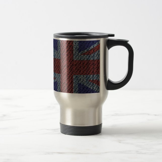 Caneca Térmica Bandeira de Union Jack Ingleses do teste padrão da (Direita)