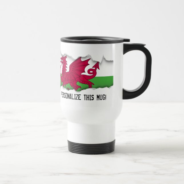 Caneca Térmica Bandeira de Wales (Direita)