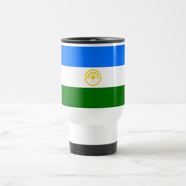 Caneca Térmica Bandeira do Bashkortostan (Centro)