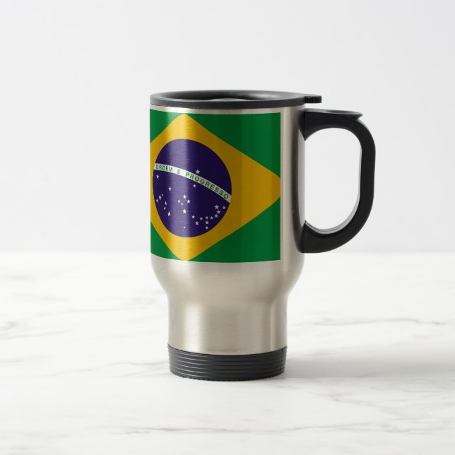 Caneca Térmica Bandeira do Brasil (Direita)