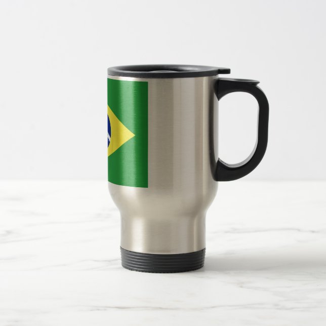 Caneca Térmica Bandeira do Brasil (Direita)