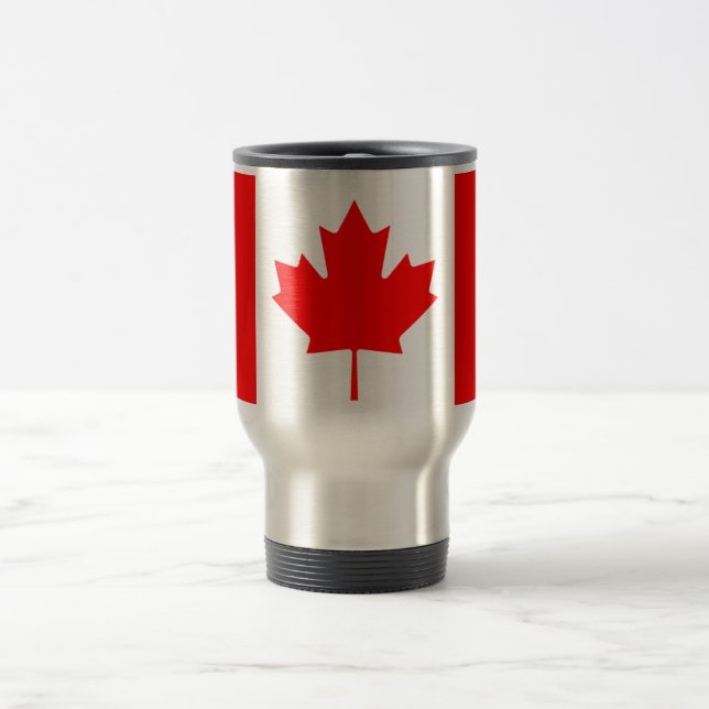Caneca Térmica Bandeira do Canadá (Centro)