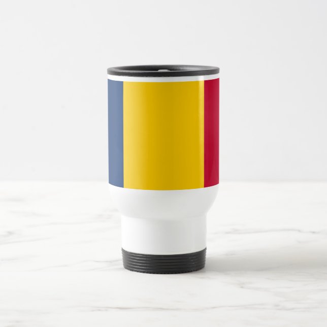 Caneca Térmica Bandeira do Chade (Centro)