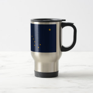 Caneca Térmica Bandeira do estado de Alaska