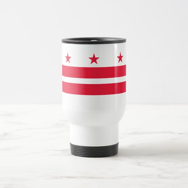 Caneca Térmica Bandeira do Estado de Washington DC (Centro)