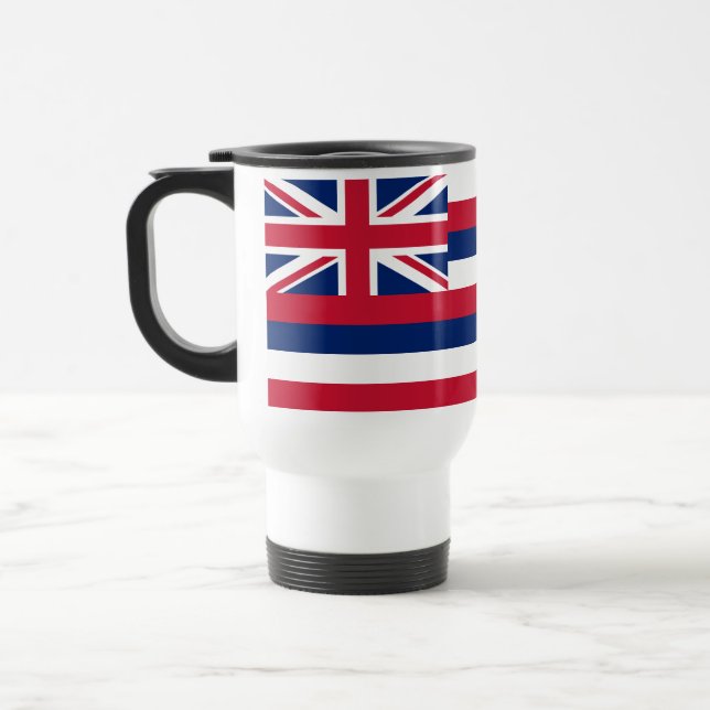 Caneca Térmica Bandeira do Estado do Havaí (Esquerda)