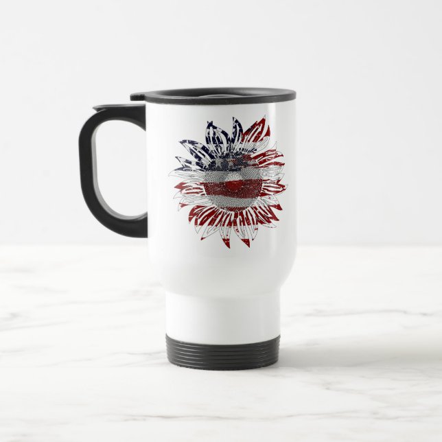 Caneca Térmica bandeira do girassol (Esquerda)