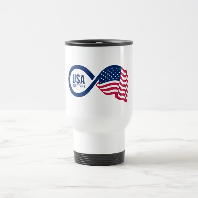 Caneca Térmica Bandeira do Infinito dos EUA (Centro)