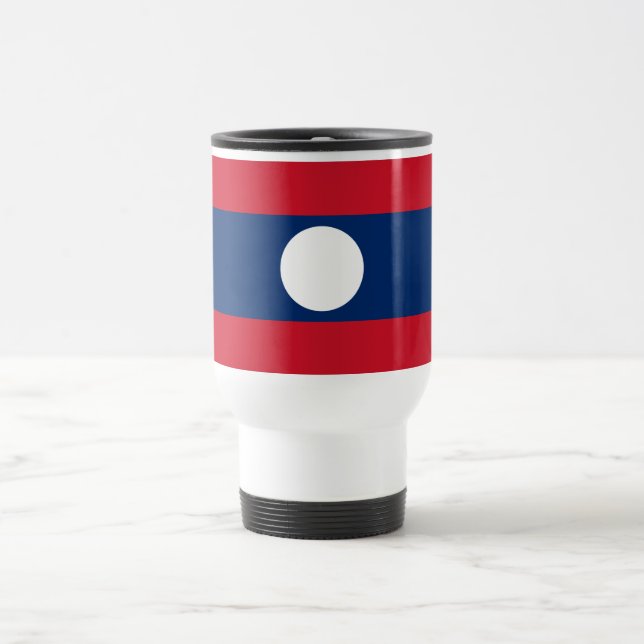 Caneca Térmica Bandeira do Laos (Centro)