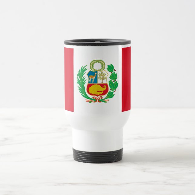 Caneca Térmica Bandeira do Peru (Centro)