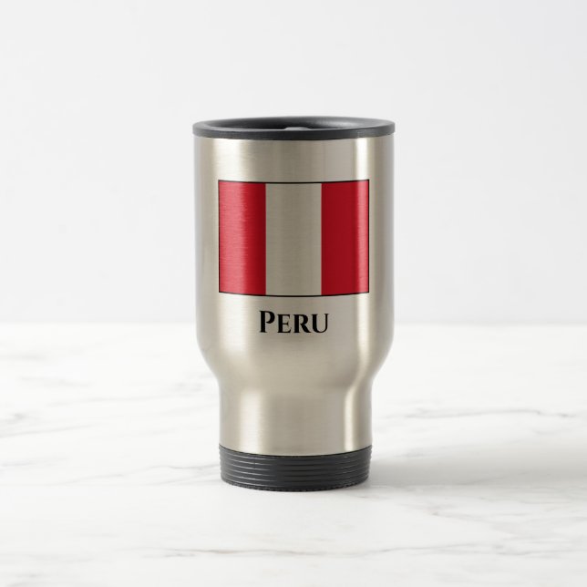 Caneca Térmica Bandeira do Peru (Centro)