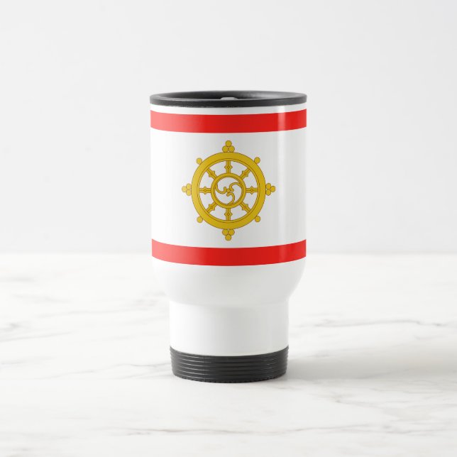 Caneca Térmica Bandeira do Reino de Siquim (Centro)