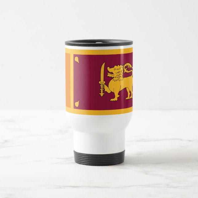 Caneca Térmica Bandeira do Sri Lanka (Centro)