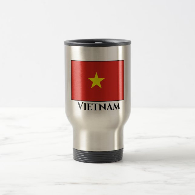Caneca Térmica Bandeira do Vietnã (Centro)