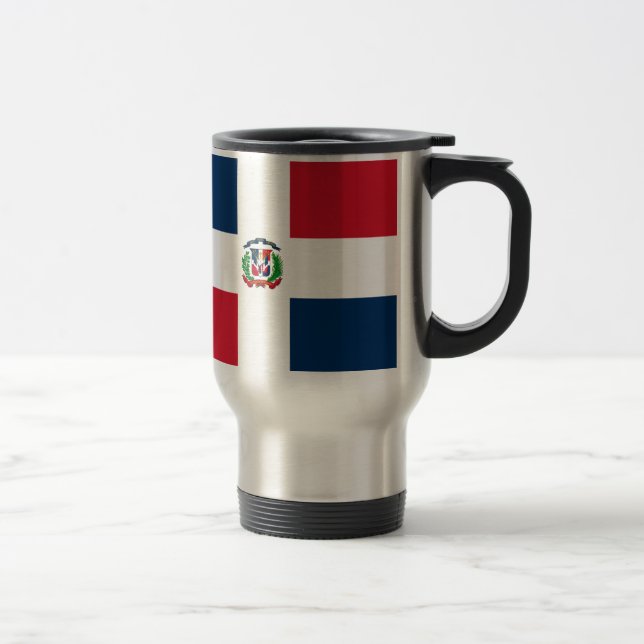 Caneca Térmica Bandeira dominiquense (Direita)