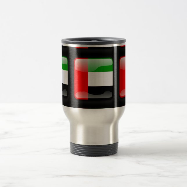 Caneca Térmica Bandeira dos Emirados Árabes Unidos (Centro)