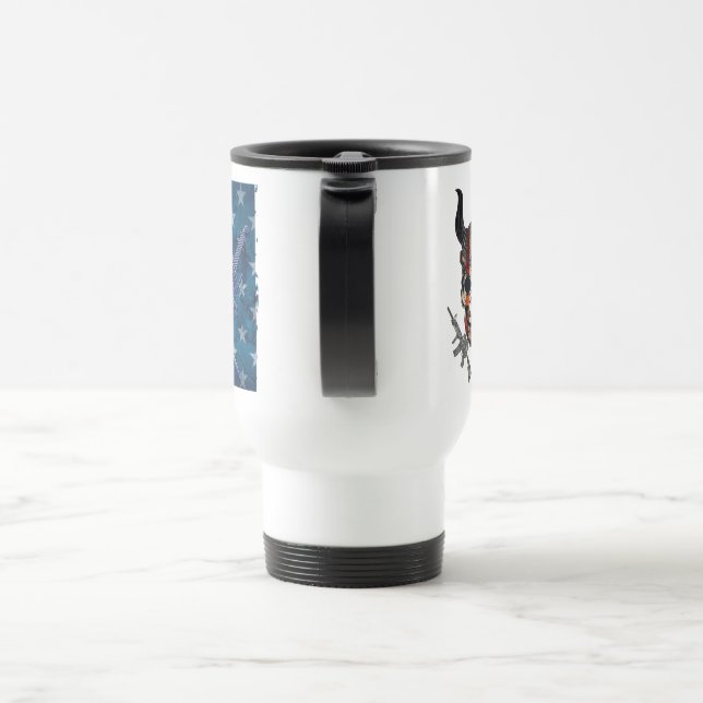 Caneca Térmica Bandeira dos EUA Patriótica (Alça)