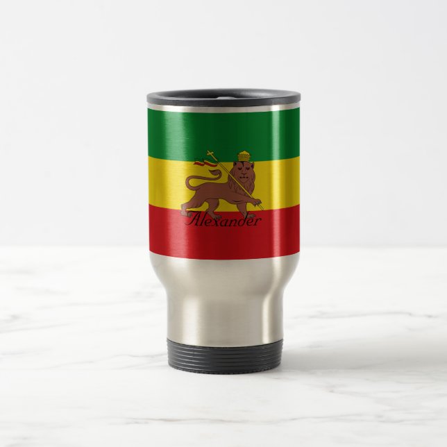 Caneca Térmica Bandeira feita sob encomenda de Rastafarian do (Centro)