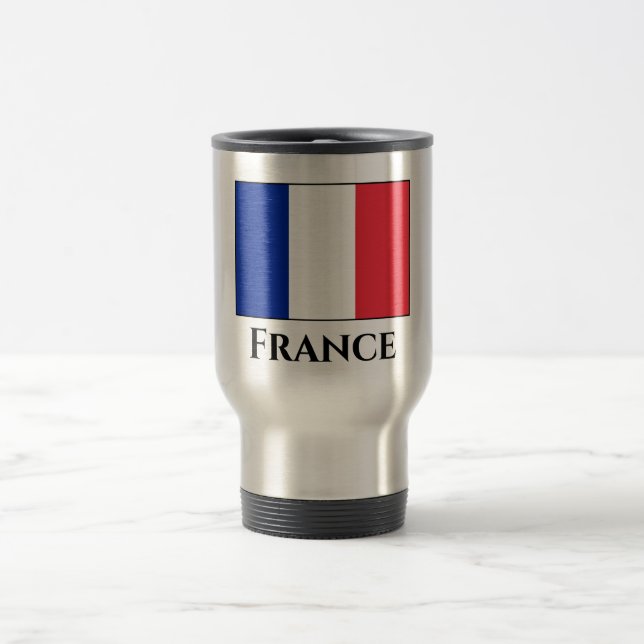 Caneca Térmica Bandeira França (Francês) (Centro)