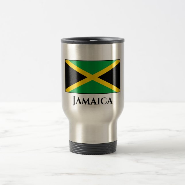 Caneca Térmica Bandeira Jamaica (jamaicana) (Centro)