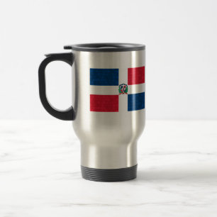 Caneca Térmica Bandeira moderna do Dominican do teste padrão