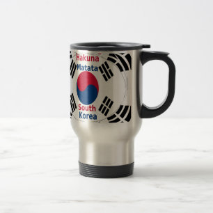 Caneca Térmica Bandeira Nacional da Coreia do Sul: Orgulho do Tae