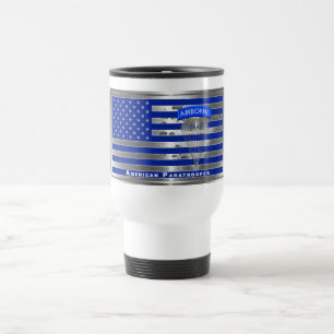 Caneca Térmica Bandeira Paraquedista Americana Especialmente Conc