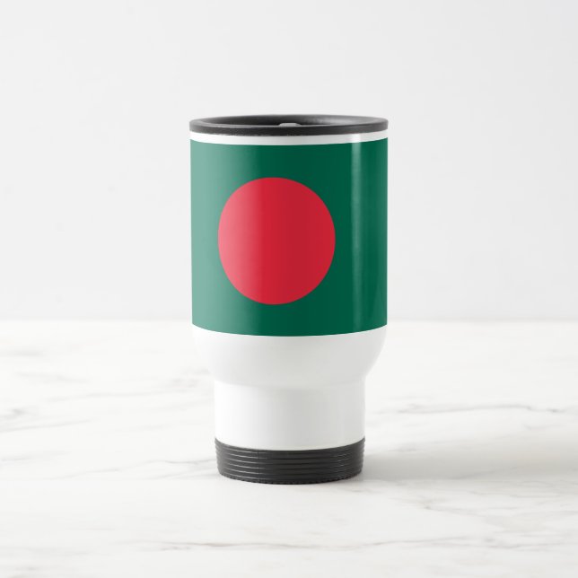 Caneca Térmica Bandeira Patriótica Bangladesh (Centro)