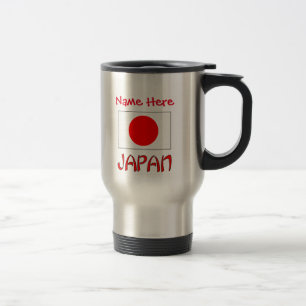 Caneca Térmica Bandeira Personalizada do Japão Patrimônio