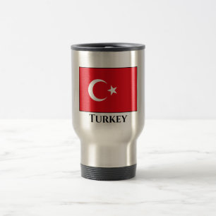 Caneca Térmica Bandeira Turquia (Turca)