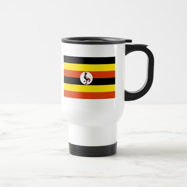 Caneca Térmica bandeira uganda (Direita)