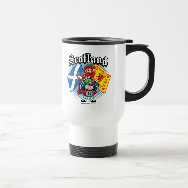 Caneca Térmica Bandeiras e gaiteiro de Scotland (Direita)
