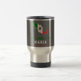 Caneca Térmica Bandeja do México com seu nome