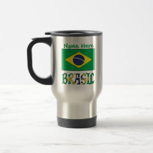 Caneca Térmica Bandiera Brasil Personalizada