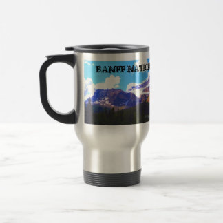 Caneca Térmica Banff National Park - Crowfoot Glacier Watercolor