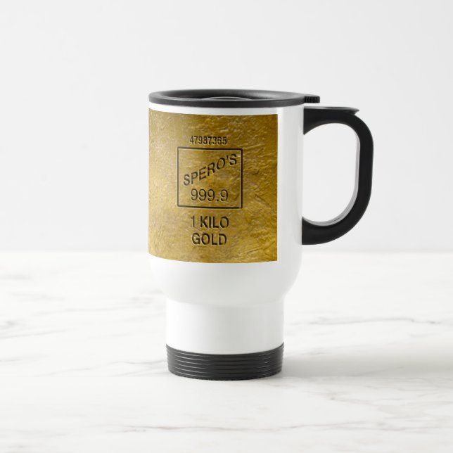 Caneca Térmica Bar Dourado (Direita)