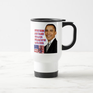 Caneca Térmica Barack Obama, De Volta Para Trás_
